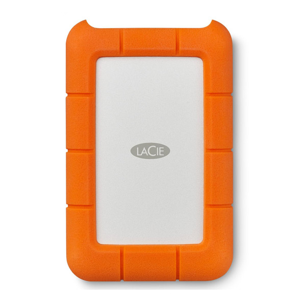 LaCie Rugged 5TB External Hard Drive HDD USB-C Portable Storage for Mac & PC
