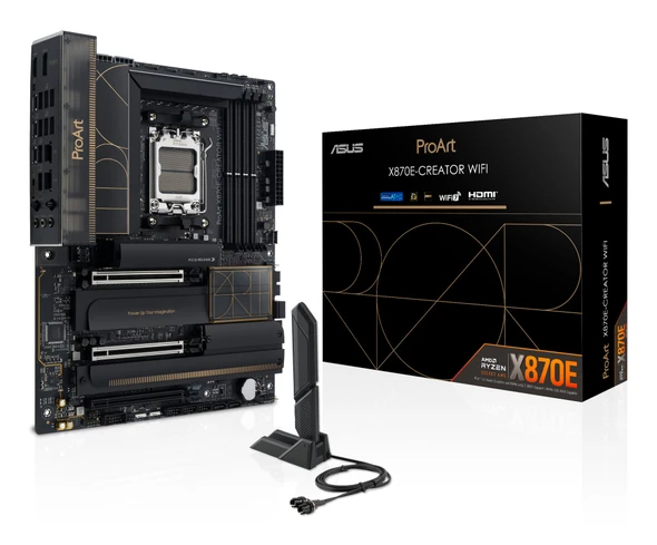ASUS ProArt X870E-CREATOR WIFI AM5 ATX Motherboard DDR5 PCIe 5.0 USB4 10G LAN