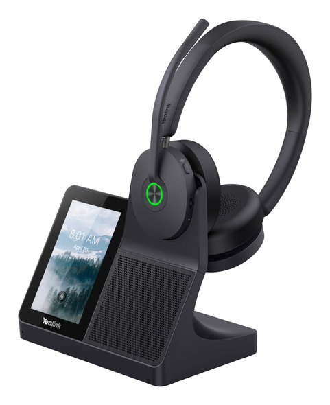 Yealink WH68 Workstation DECT & Bluetooth Headset, Hybrid ANC, LCD Base with Speakerphone, USB-C - 1208738 – image 2