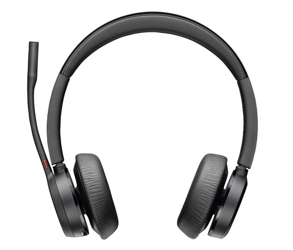 Poly Voyager 4320 Microsoft Teams Certified Wireless Headset, Bluetooth, BT700 USB-C Adapter - 77Z30AA