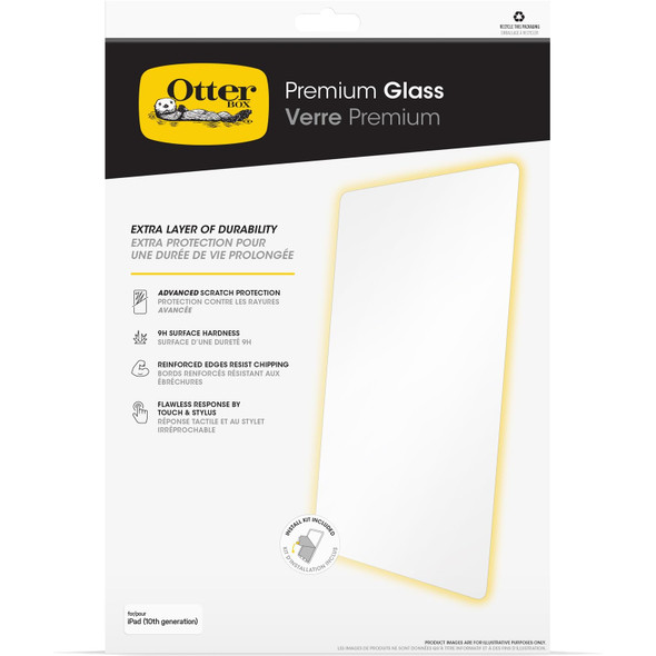 OtterBox Premium Glass Screen Protector for iPad (A16) 11th/10th Generation, Tempered Glass - 77-93950