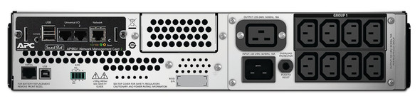 APC Smart-UPS 3000VA/2700W Line-Interactive UPS, 2U Rackmount, 8x C13 + 1x C19, NMC - SMT3000RMI2UNC – image 2