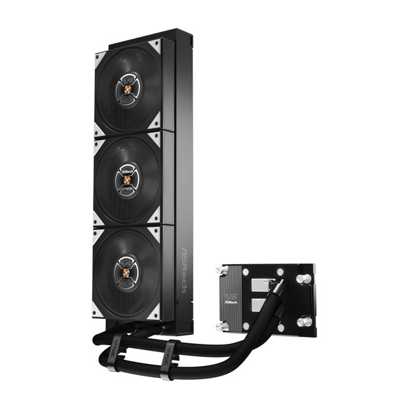 ASRock WS TR 360D 360mm Liquid CPU Cooler for AMD Threadripper TR5/sTR5, Dual Pump - 90AWSA36DT5GA5 – image 2