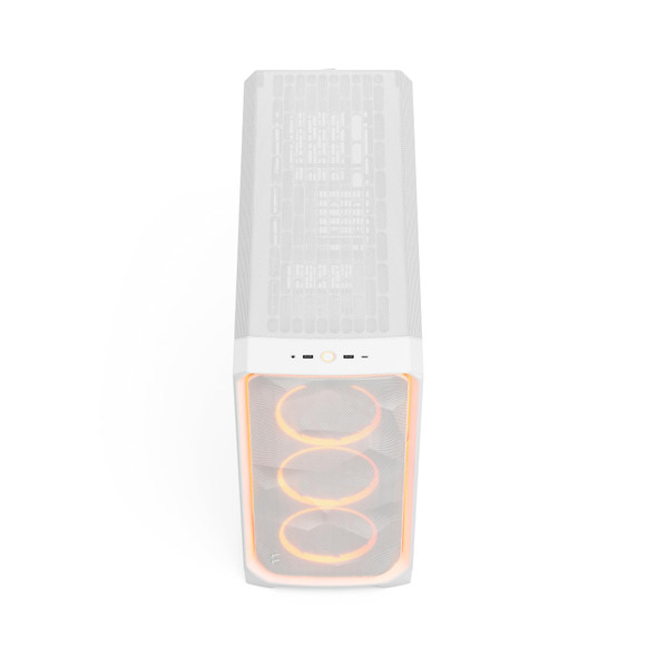 Fractal Design Meshify 3 XL Ambience Pro RGB PC Case, White, Clear Tempered Glass, 3x ARGB Fans - FD-C-MES3X-05 – image 2