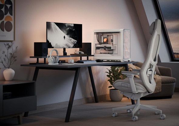 Fractal Design Meshify 3 XL PC Case, Black, Light Tint Tempered Glass, E-ATX, 3x ARGB Fans - FD-C-MES3X-06 – image 2