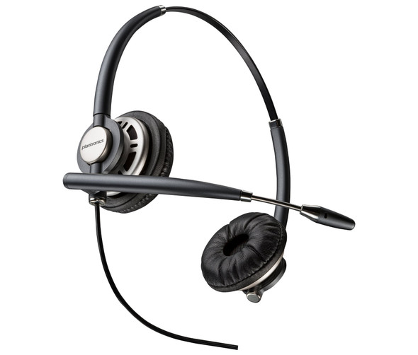 Poly EncorePro 720D Binaural Wired Headset, Quick Disconnect, Noise-Cancelling Boom Mic - 783N4AA