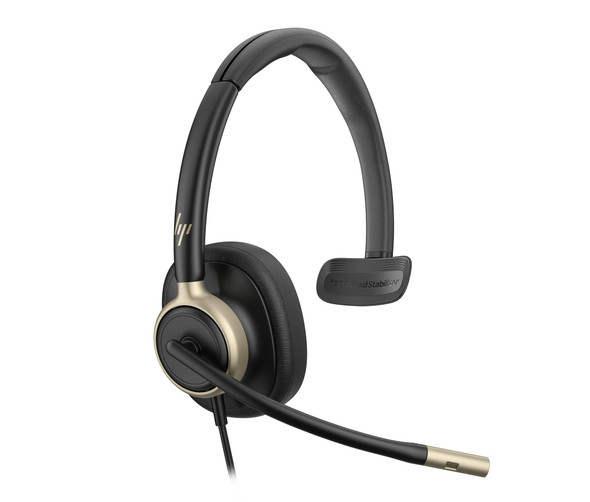 Poly Mission 815 Monaural USB Wired Headset, ANC, 3 Mics, USB-C with USB-A Adapter - C01F8AA#AC3 – image 2