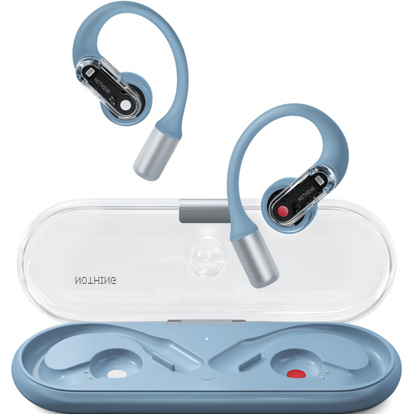 Nothing Ear (Open) Open-Ear Wireless Earbuds, Bluetooth 5.3, Multipoint, IP54, Up to 30h Battery - A11200009