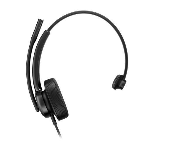 Poly Mission 415 Mono USB Wired Headset, Noise-Cancelling Mic, USB-C with USB-A Adapter - C01B2AA#AC3