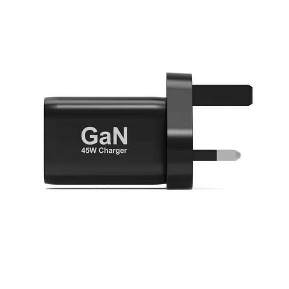 Port Designs Connect 45W GaN Wall Charger, USB-C PD + USB-A Quick Charge, 2m USB-C Cable, UK Plug - 900105-UK – image 2