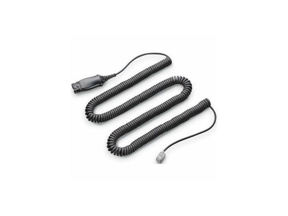 Poly HIS Headset Adapter Cable, Black - 783S3AA
