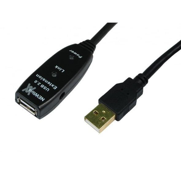 Cables Direct 20m USB 2.0 Active Repeater Cable, USB-A Male to Female - USB2-REP20 – image 2