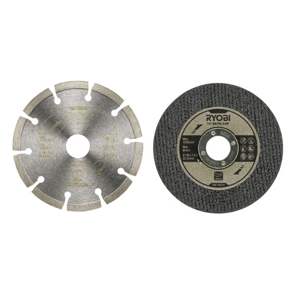 Ryobi RAK6AGD125 Angle Grinder Cutting Disc Kit, 125mm, 6 Piece - RAK6AGD125 – image 2