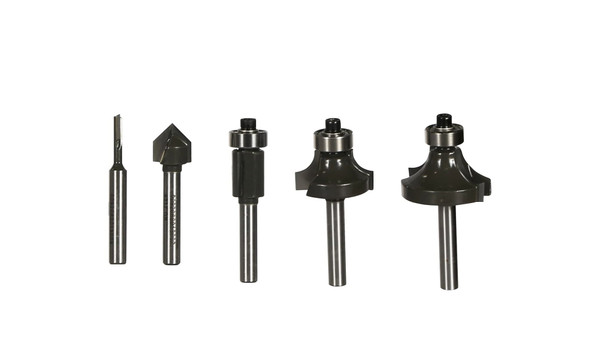 Ryobi RAKRBS5 Router Cutter Set, 5 Piece, 6mm - RAKRBS5