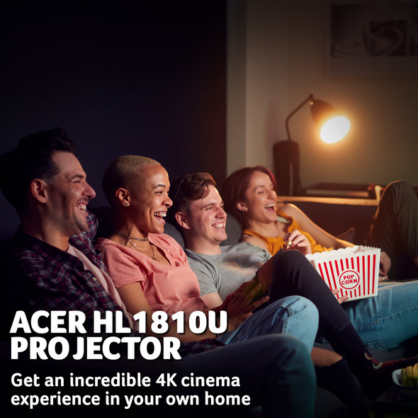 Acer HL1810U 4K UHD Ultra Short Throw RGB Laser Projector, 80-120" Image, Auto Focus - MR.P0E11.002 – image 2