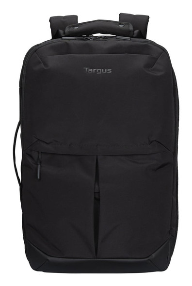 Targus 15-16" Travel Backpack, 40L, Clamshell Opening, Lockable Zips, Black - TBB665GL