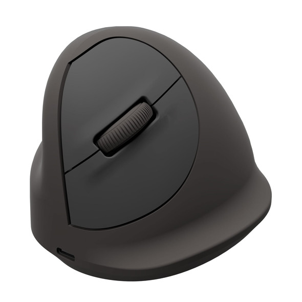 Fellowes Breyta Plus+ Ergonomic Vertical Mouse, Medium, Left-Handed, Bluetooth/Dongle/Wired
