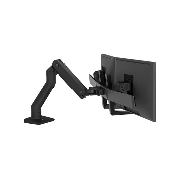 Ergotron HX Dual Monitor Desk Arm, Matte Black, up to 32in - 45-476-224 – image 2