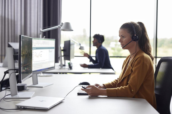 HP Poly EncorePro 530 Mono Headset with Quick Disconnect, USB - 783P3AA#ABB – image 2