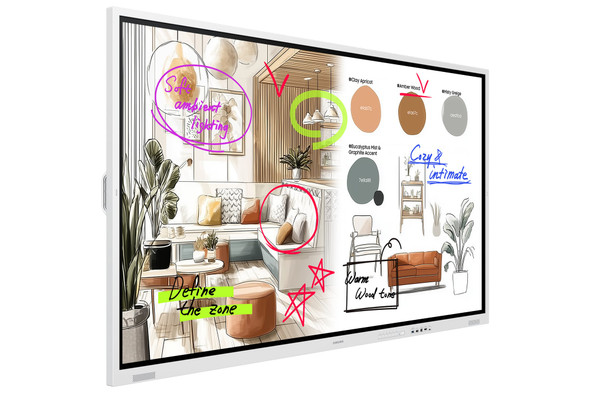 Samsung The Flip WMFX 75" 4K UHD Interactive Display, Touchscreen, Tizen 9.0 - LH75WMFWLGCXEN – image 2