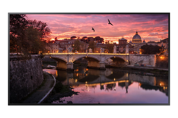 Samsung QB85R-BD 85" 4K UHD Digital Signage Display, 350 cd/m², Wi-Fi, Tizen 4.0 - LH85QBRBDGCXEN