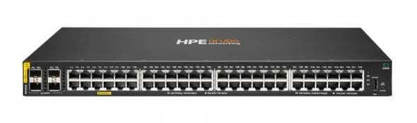 HPE Aruba Networking CX 6000 48-Port Gigabit PoE Switch, 4x 1G SFP, 370W - R8N85B