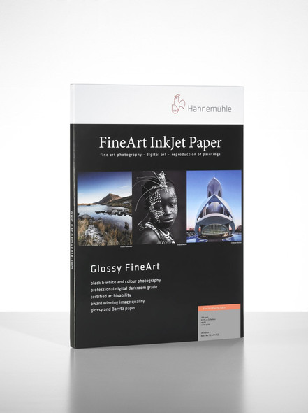 Hahnemühle Digital FineArt Baryta Satin Inkjet Paper, 300gsm, A2, 25 Sheets, White