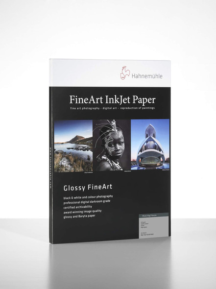 Hahnemühle Photo Rag Baryta Inkjet Paper, 315gsm, High Gloss, A3, 25 Sheets