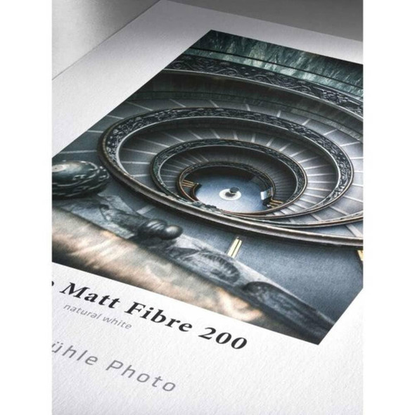 Hahnemühle Photo Matt Fibre Inkjet Paper, 200gsm, A4, Natural White, 25 Sheets – image 2