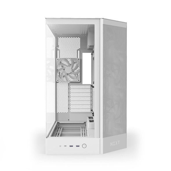 NZXT H9 Flow Dual-Chamber ATX Mid Tower PC Case, 4 Fans, White - CM-H92FW-01 – image 2