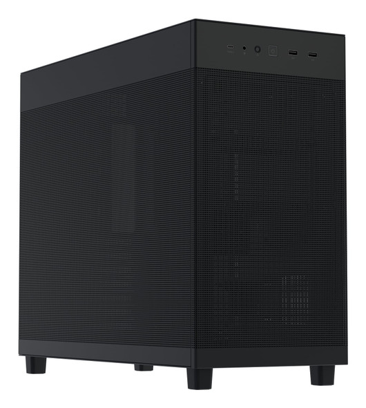 ASUS Prime AP303 Mesh ATX Mid Tower PC Case, 360mm Radiator Support, USB-C 20Gbps, Black - 90DC00V0-B39000