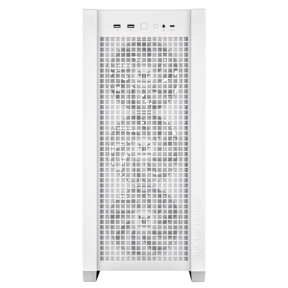 ASUS TUF Gaming GT302 ARGB E-ATX Mid Tower PC Case, 4x 140mm ARGB Fans, Mesh Front, White - 90DC00I3-B19000 – image 2