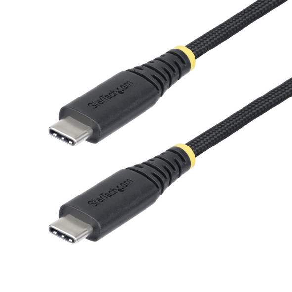StarTech.com USB-C Charging Cable, 2m, 240W (5A) PD EPR, USB 2.0, Braided Nylon, USB-IF Certified - S2CEPR2MUSBCAB