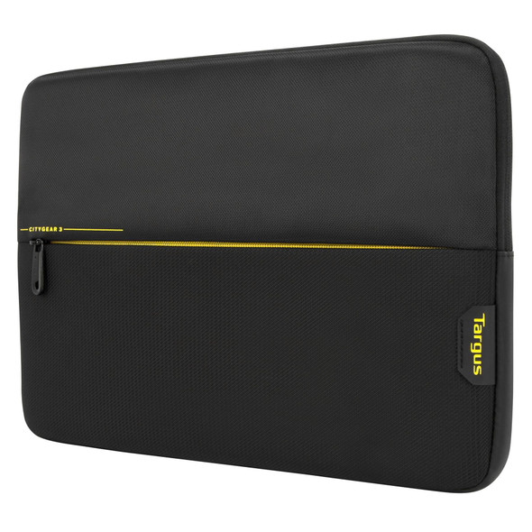 Targus CityGear Laptop Sleeve for up to 14" Laptops and 2-in-1s, Padded, Front Pocket, Black - TSS931GL – image 2