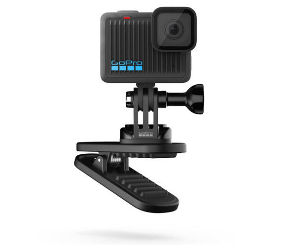 GoPro Magnetic Swivel Clip, 360° Swivel, Built-In Magnet, Black - ATCLP-001