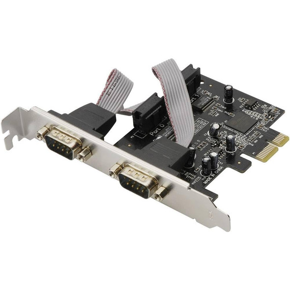 DIGITUS 2-Port Serial PCI Express Interface Card, ASIX 99100 Chipset - DS-30000-1