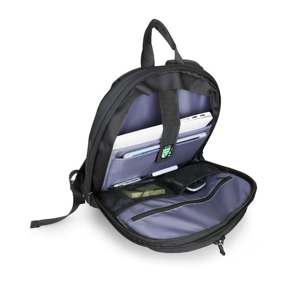 Port Designs Chicago EVO Expandable Laptop Backpack 15.6/16", 6L to 14L, Recycled, Black - 400511 – image 2