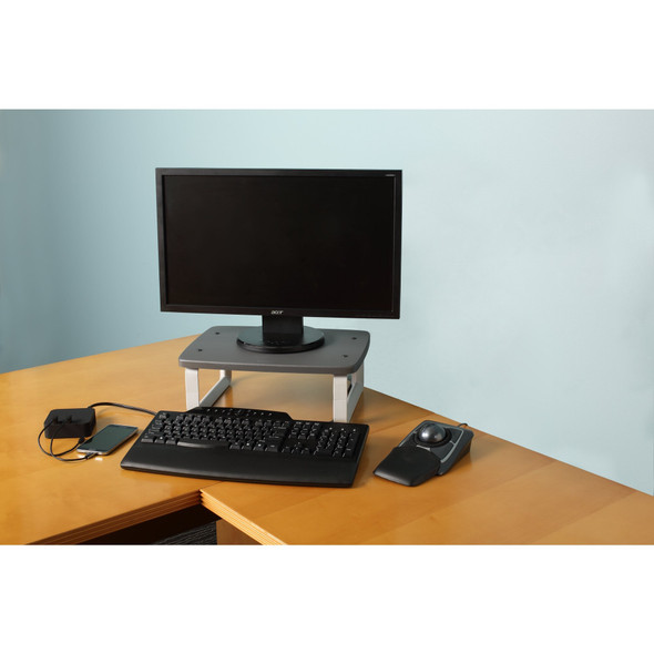 Kensington SmartFit Monitor Stand Plus for Screens up to 24", 3 Height Settings, Black - K52786WW – image 2