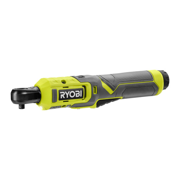 RYOBI 4V USB Lithium Cordless 1/4 Inch Ratchet Wrench, 8Nm, with 1x 2.0Ah Battery - RR14W4-120G