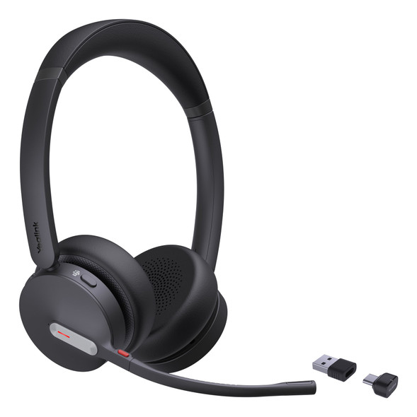 Yealink BH70 Dual Teams Wireless Bluetooth Headset, USB-C/A, AI Noise Cancellation, 35-Hour Talk Time, Black - 1208703 – image 2