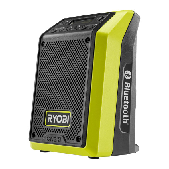 RYOBI 18V ONE+ Cordless DAB+ Radio with Bluetooth, 10W Speaker (Battery & Charger Not Included) - RRDAB18-0