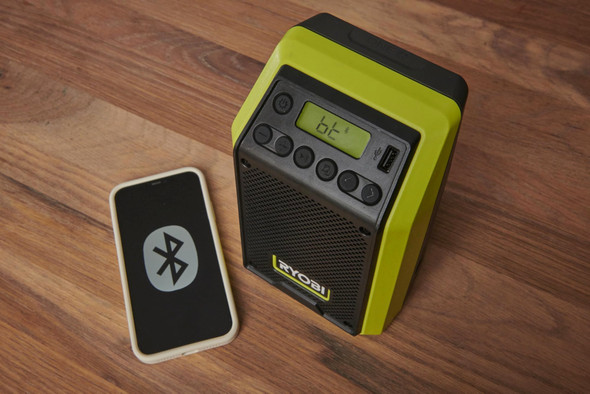 RYOBI 18V ONE+ Cordless DAB+ Radio with Bluetooth, 10W Speaker (Battery & Charger Not Included) - RRDAB18-0 – image 2