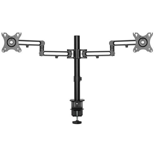 StarTech.com Desk Mount Dual Monitor Arm for up to 32" Displays, 8kg per Arm, VESA 75/100, Black - ARMDUAL3 – image 2