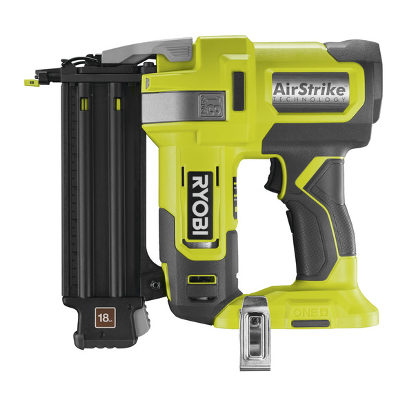 RYOBI 18V ONE+ Cordless 18 Gauge Brad Nailer, 15-50mm Nails, AirStrike (Battery & Charger Not Included) - R18GN18-0