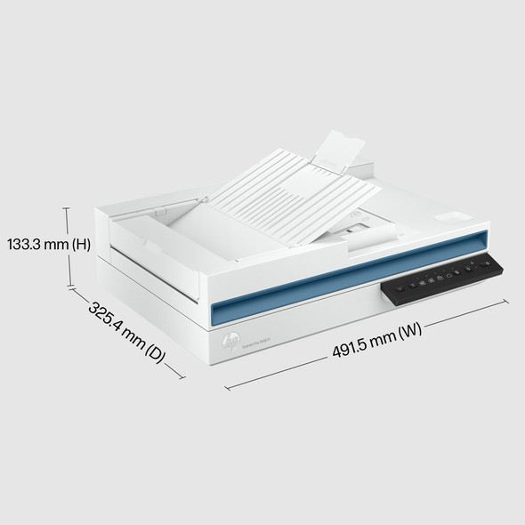 HP ScanJet Pro 2600 f1 Flatbed Scanner with 60-Page ADF, A4, Duplex, 1200 dpi - 20G05A#B19 – image 2