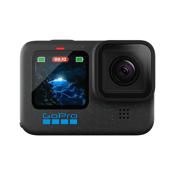 GoPro HERO12 Black Action Camera, 5.3K60 Video, 27MP Photos, HDR, Waterproof to 10m - CHDHX-121-RW