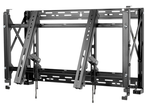 Peerless-AV Full-Service Video Wall Mount with Quick Release, up to 65", VESA 600 x 400, Black - DS-VW765-LQR