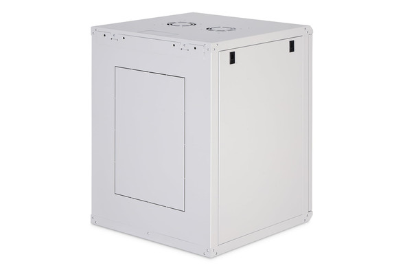 DIGITUS Dynamic Basic 16U 19" Wall Mounting Network Cabinet, 785 x 600 x 600 mm, Glass Door, 60 kg, Grey - DN1916U6/6EC – image 2