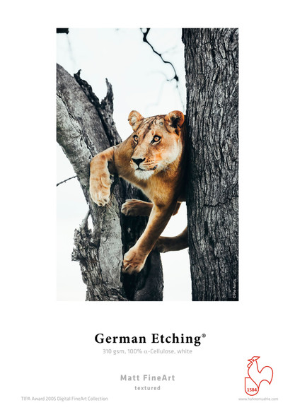 Hahnemühle German Etching 310gsm FineArt Inkjet Paper, Mould-Made, Matt, White, A2, 25 Sheets – image 2