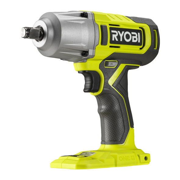 RYOBI ONE+ 18V Cordless 3-Speed 1/2" Impact Wrench, 600 Nm Fastening, 800 Nm Breakaway, Bare Tool - RIW18-0